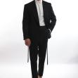 SHAWL LAPEL SUIT WITH BELT